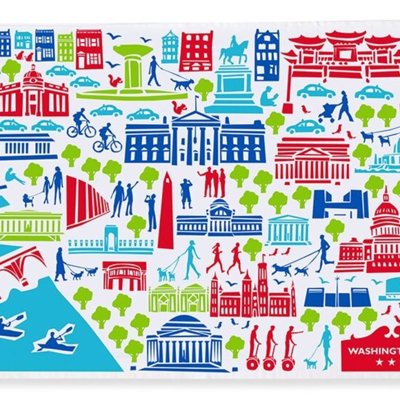 District of Columbia Tea Towel - Picture 1 of 6